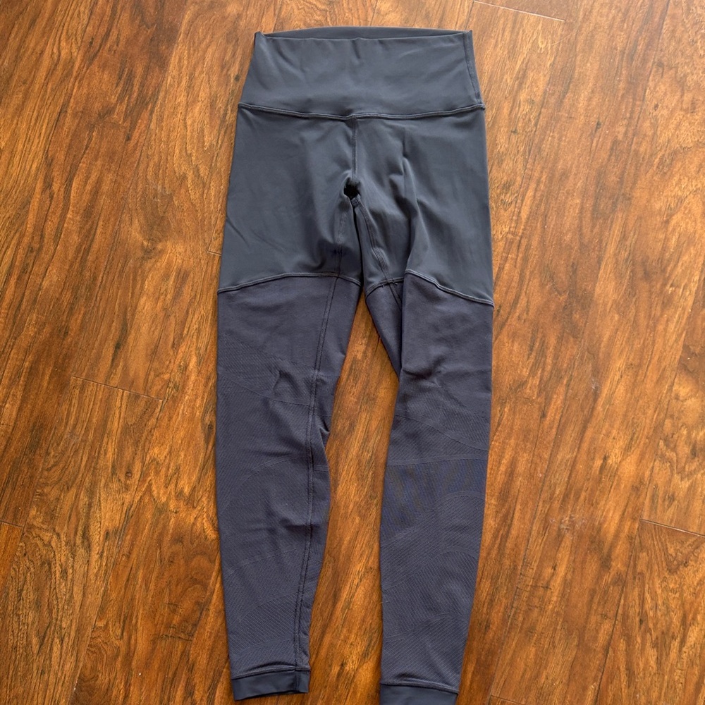 Lululemon Athletica Charcoal High-Waisted Leggings